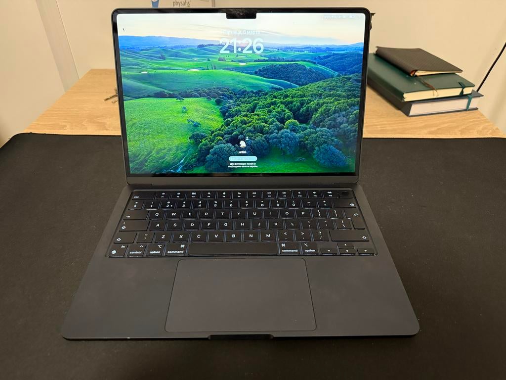 MacBook Air M2 met Magic Mouse en Case - Batterij 97%, Ophalen of Verzenden, Zo goed als nieuw, MacBook Air