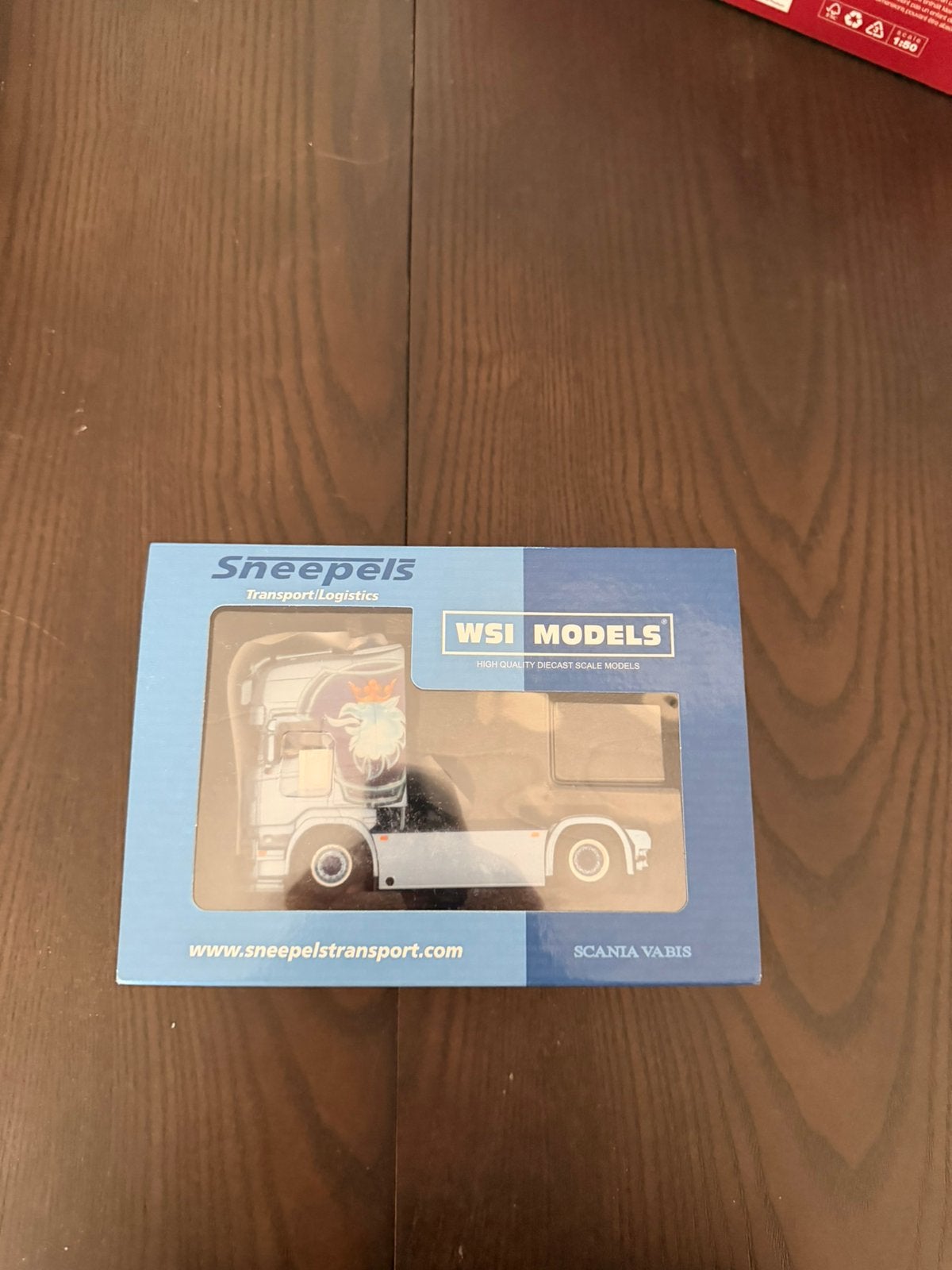 Scania van sneepels set truck en trailer 1:50 wsi, Ophalen