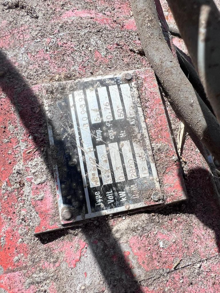 Beton af trillen verdichten egaliseren, Ophalen, Gebruikt