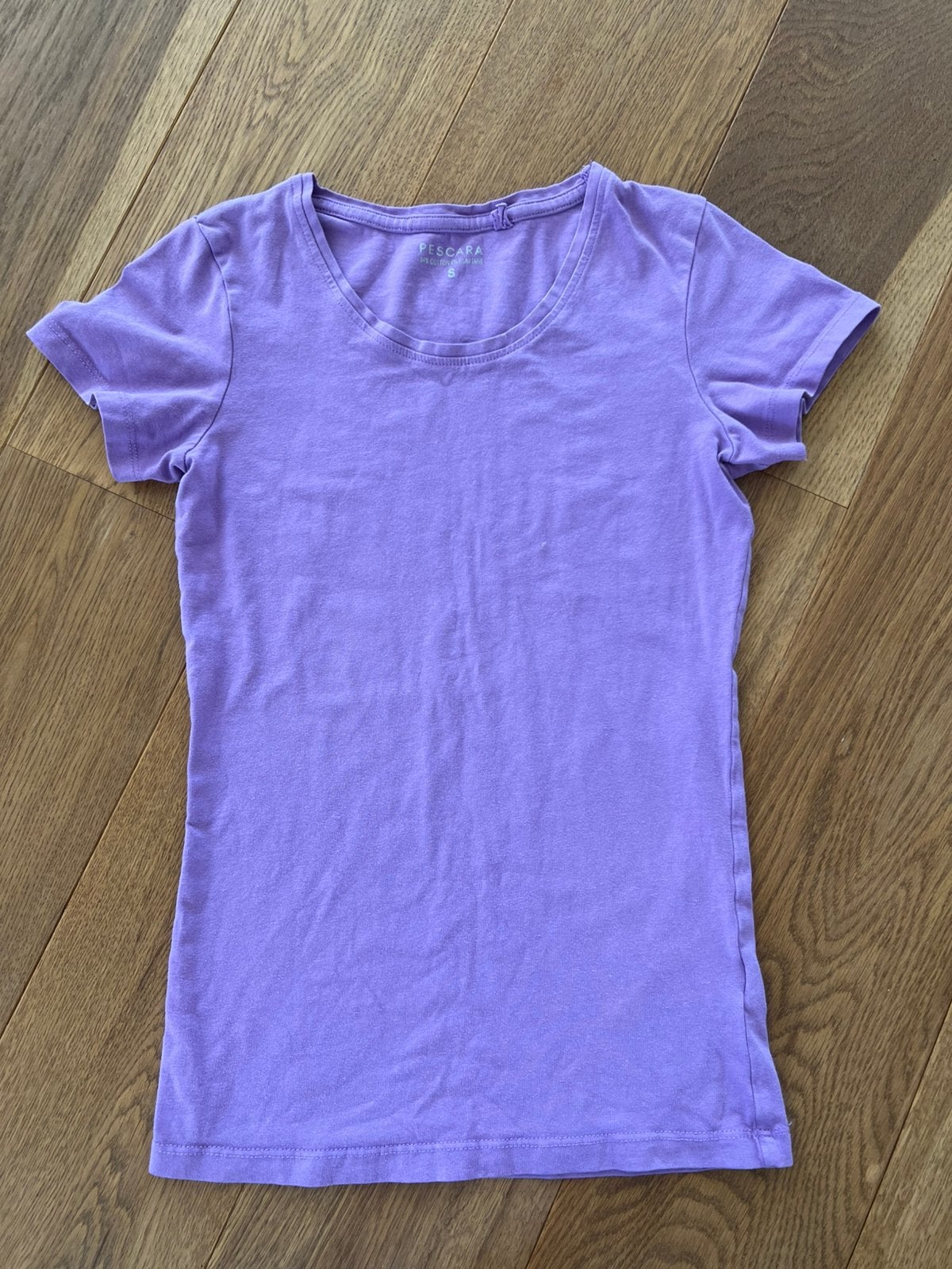 Paars T-shirt met korte mouwen - Pescara Maat S, Paars, Pescara, Ophalen of Verzenden, Zo goed als nieuw