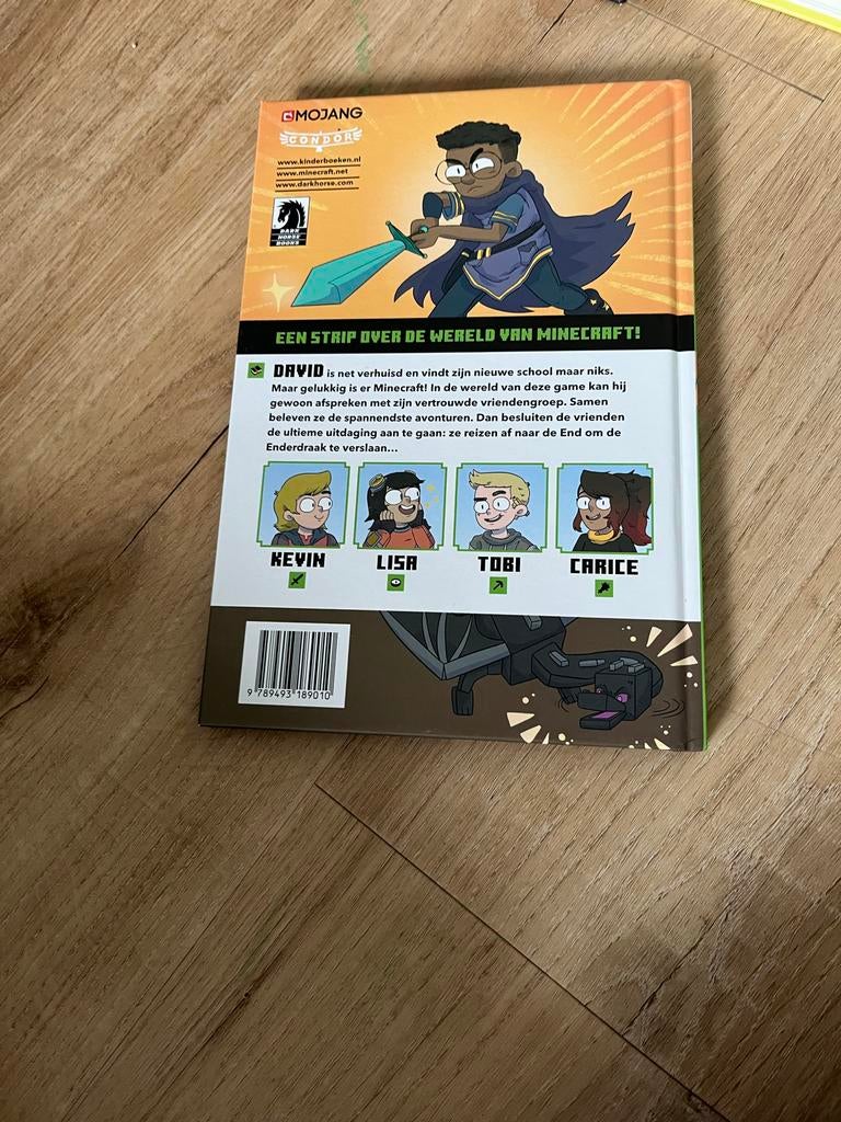 Minecraft: De Strip - Een Avontuurlijke Graphic Novel, Eén stripboek, Ophalen of Verzenden, Zo goed als nieuw