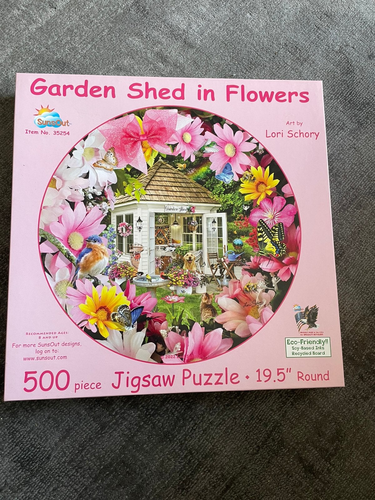 Ronde puzzel van SunsOut, Ophalen of Verzenden, 500 t/m 1500 stukjes, Zo goed als nieuw