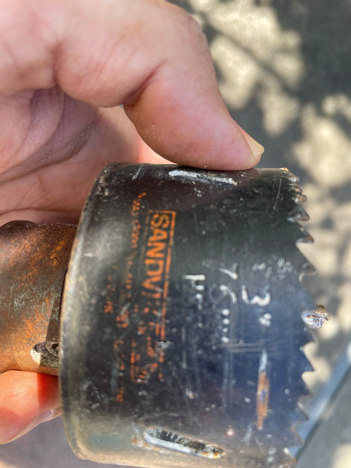 Gatzaag 73mm (2 7/8") - SANDVIK, Ophalen of Verzenden, Gebruikt, Overige typen
