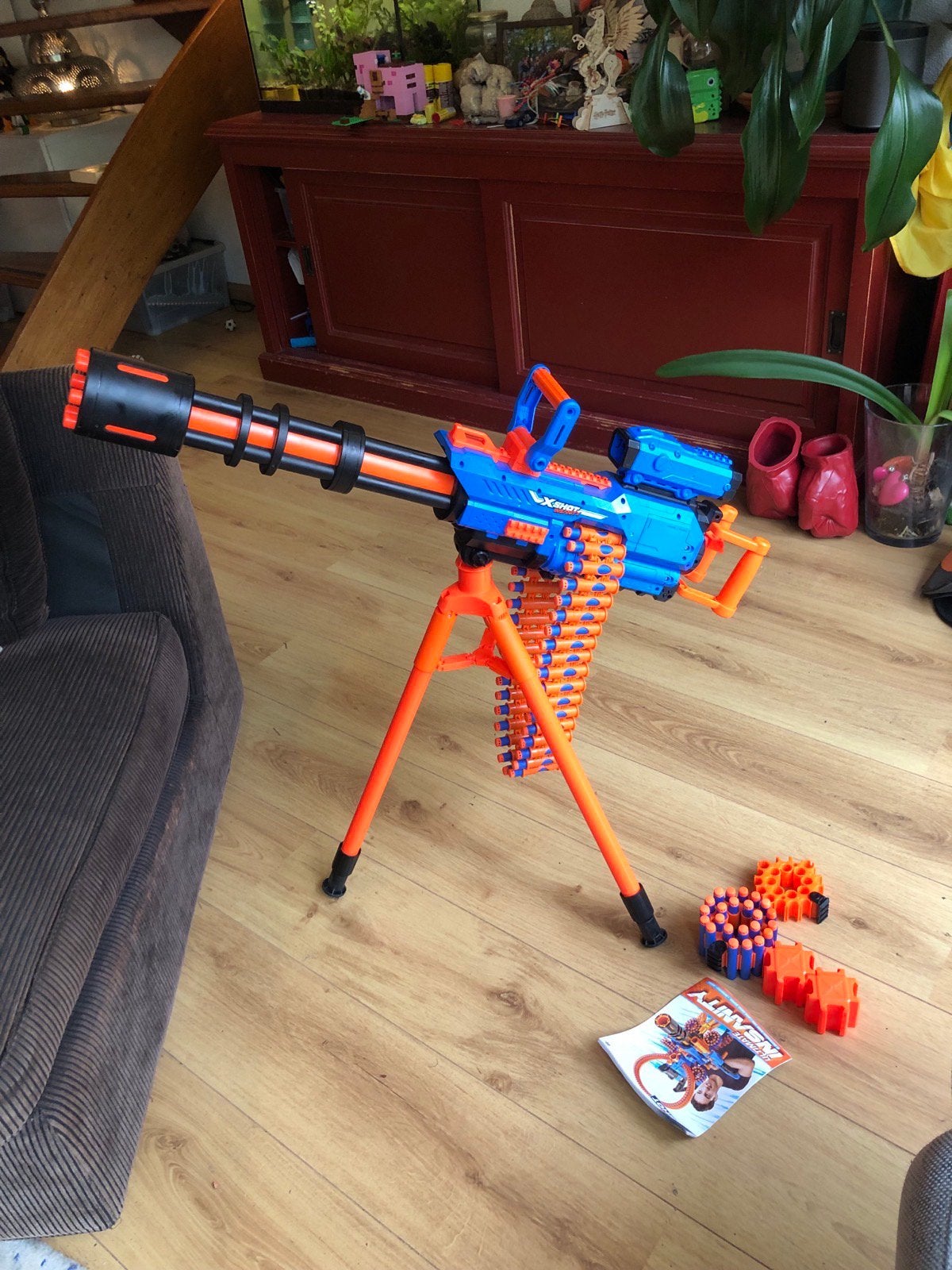 X-shot Insanity motorized mini gun, Ophalen, Zo goed als nieuw