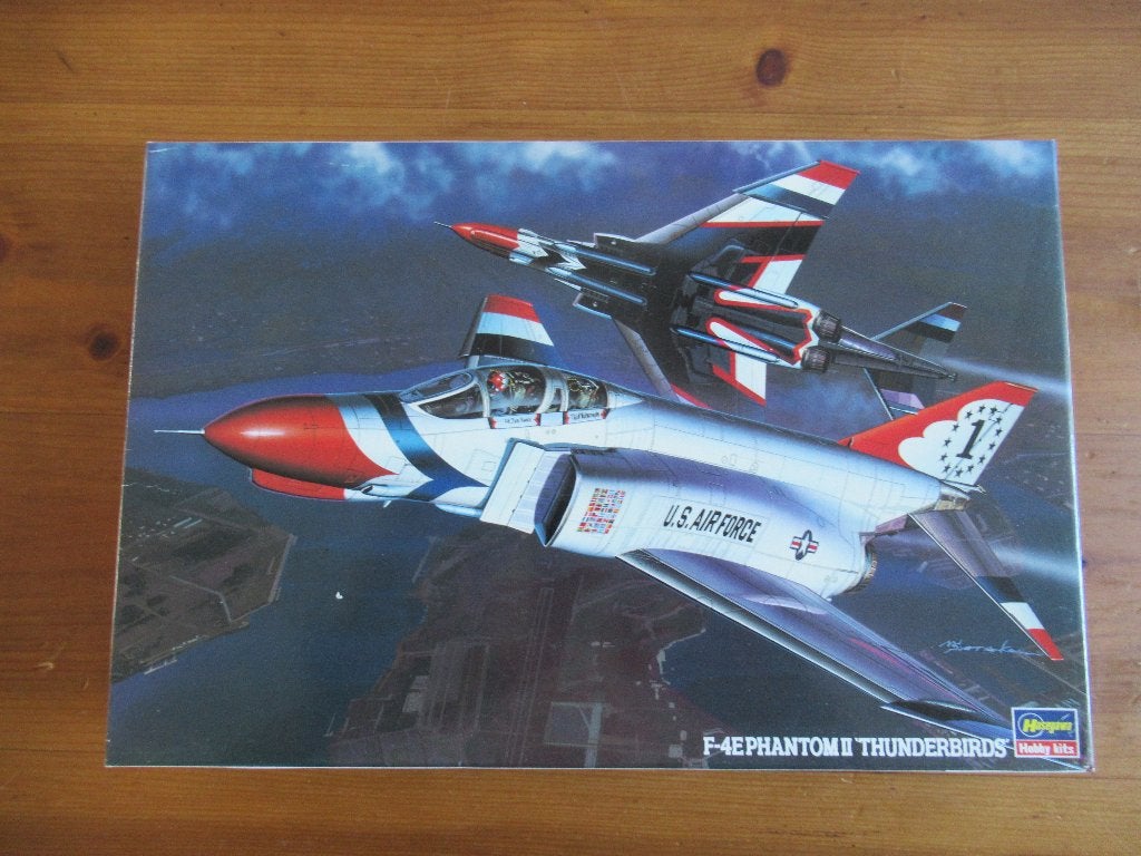 F-4E Phantom II - Thunderbirds (Hasegawa 1/72), Hobby en Vrije tijd, Ophalen of Verzenden, Zo goed als nieuw, Vliegtuig, Hasegawa