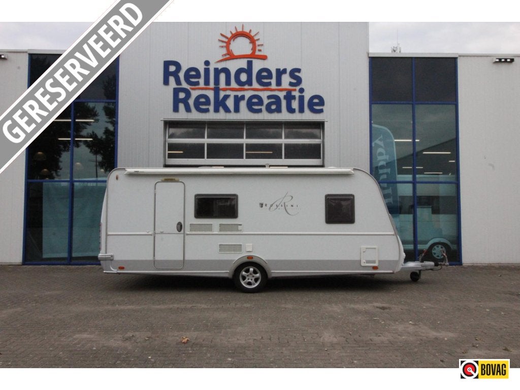 Tabbert Rossini 500 DM Stapelbed,Voortent,luifel, Tabbert, Bedrijf, Treinzit, Dwars-stapelbed
