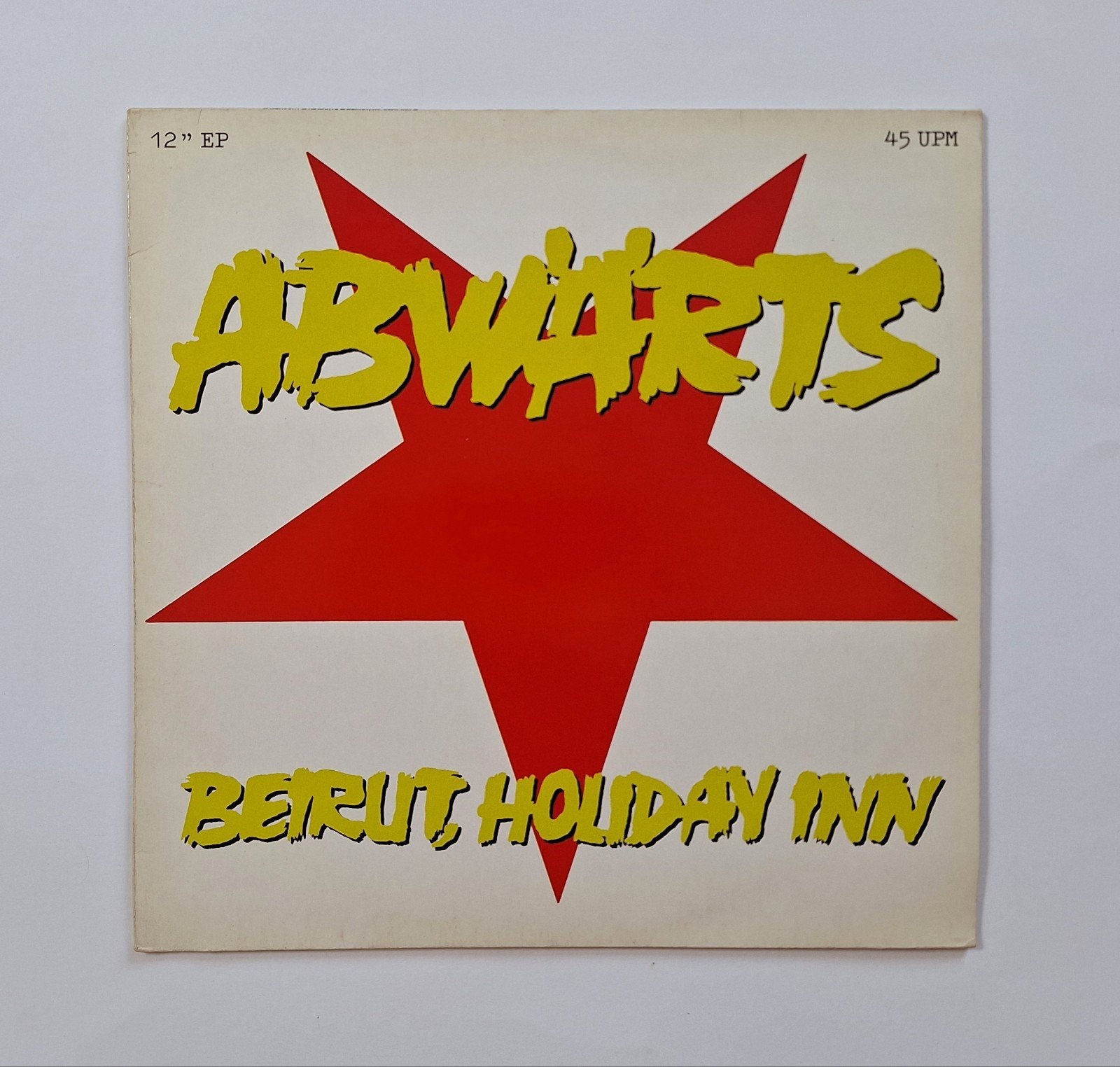 Vinyl 12" EP Abwärts - Beirut, Holiday Inn, Ophalen of Verzenden, Zo goed als nieuw, Inclusief binnenhoes, 12 inch