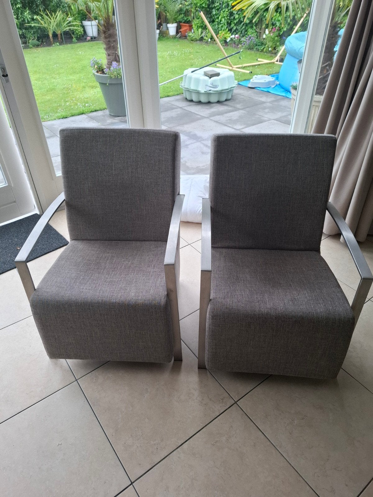 TWEE MOOIE STOELTJES., Huis en Inrichting, Ophalen of Verzenden, Zo goed als nieuw, 75 tot 100 cm, 50 tot 75 cm