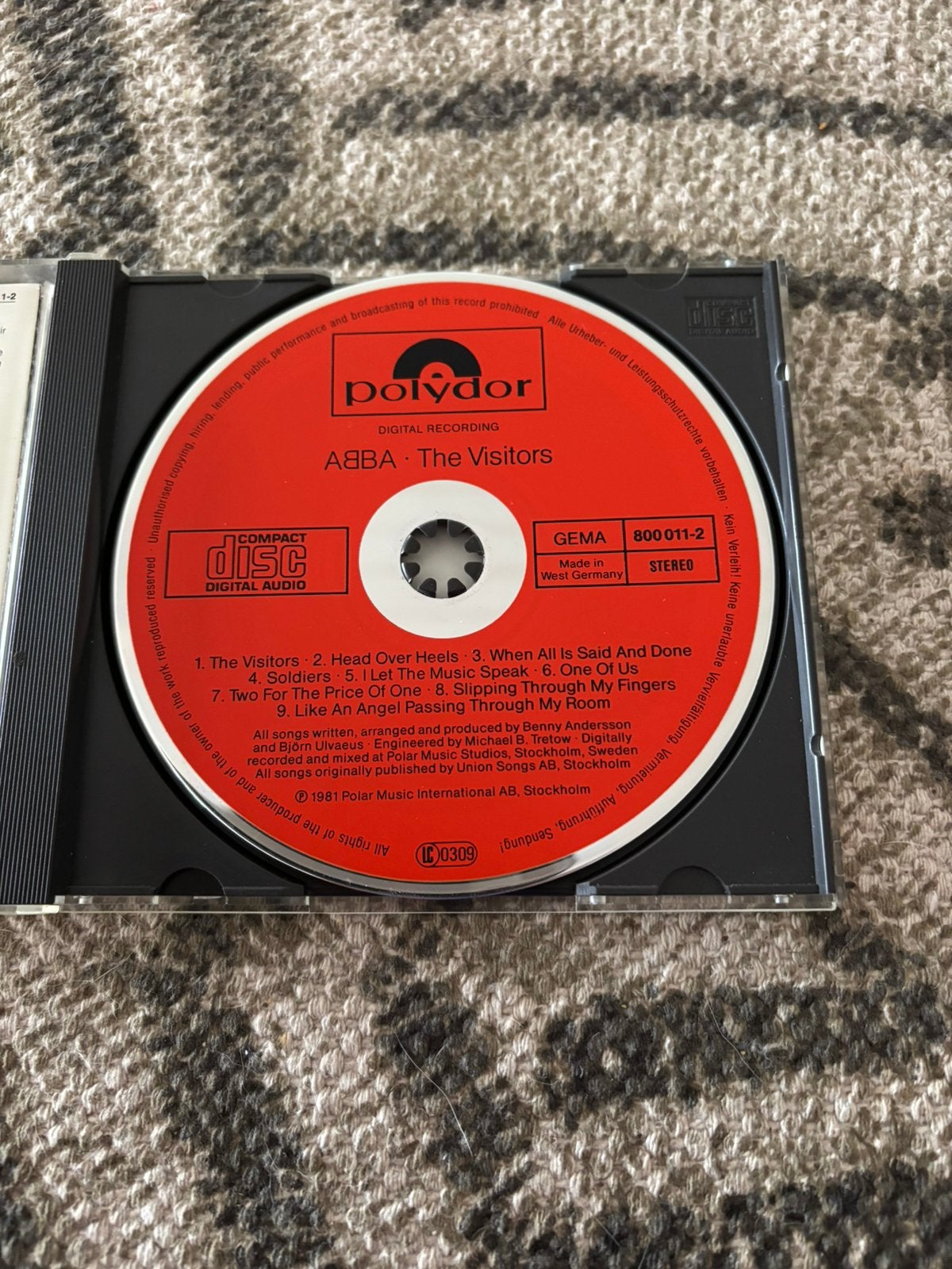 Abba - The Visitors CD ( RED Label ), Verzenden, Gebruikt, Dance Populair