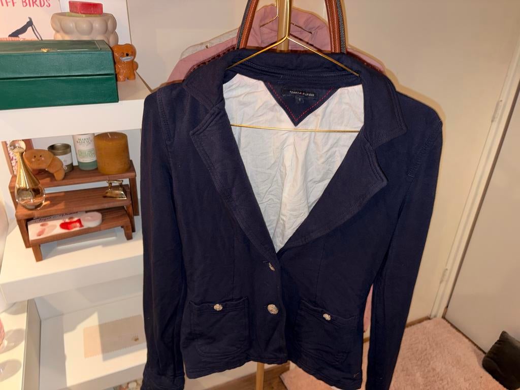 Tommy Hilfiger Equestrian-paardrij blazer, Ophalen of Verzenden, Nieuw, Maat 36 (S), Blauw