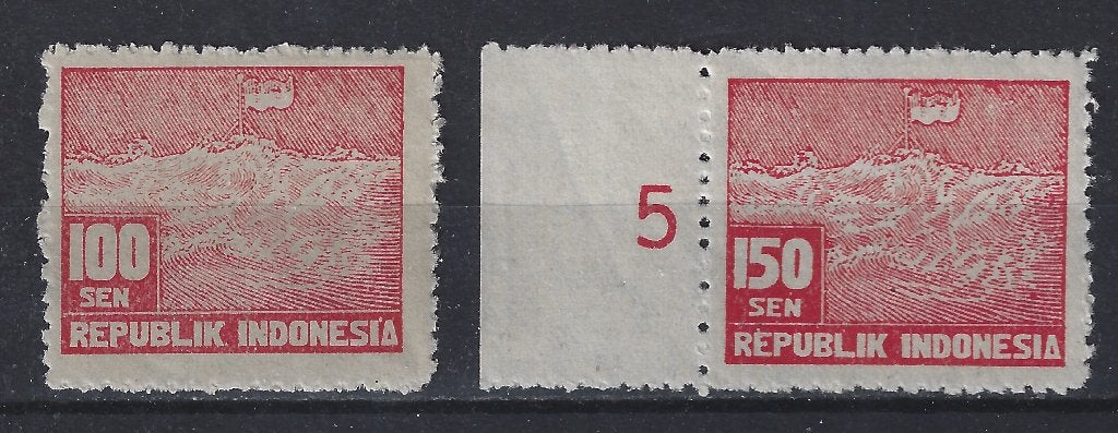 Indie Indonesie JAVA MADOERA 46 - 47 PF JAPANSE BEZETTING, Ophalen of Verzenden, Postfris, Nederlands-Indië