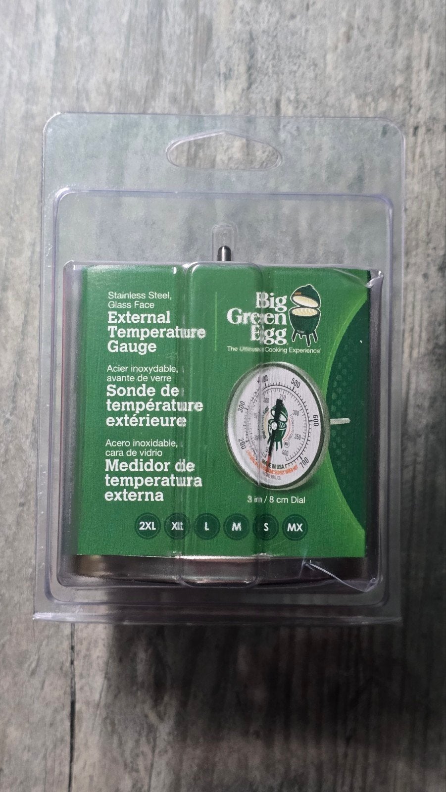 Big green egg temperatuur meter 8cm., Ophalen, Nieuw