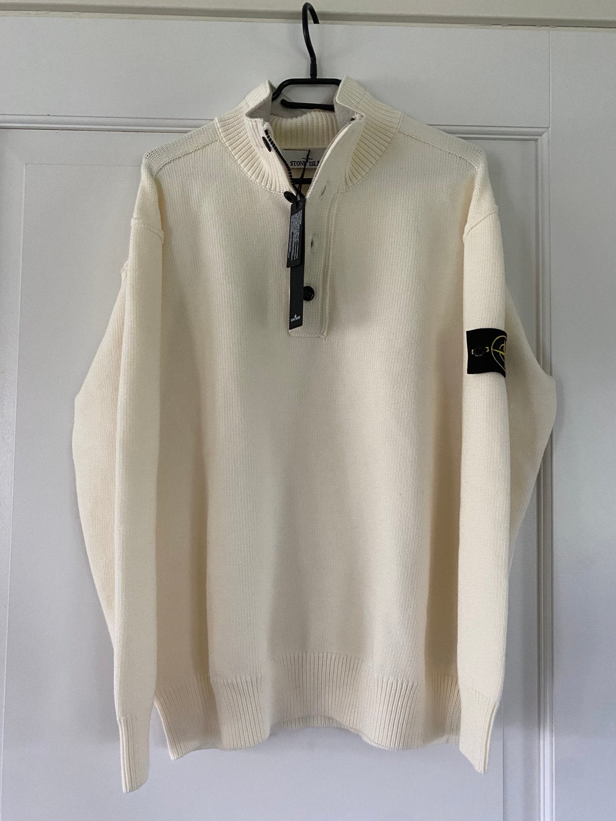 Stone island half zip trui, Verzenden, Nieuw, Maat 52/54 (L), Wit