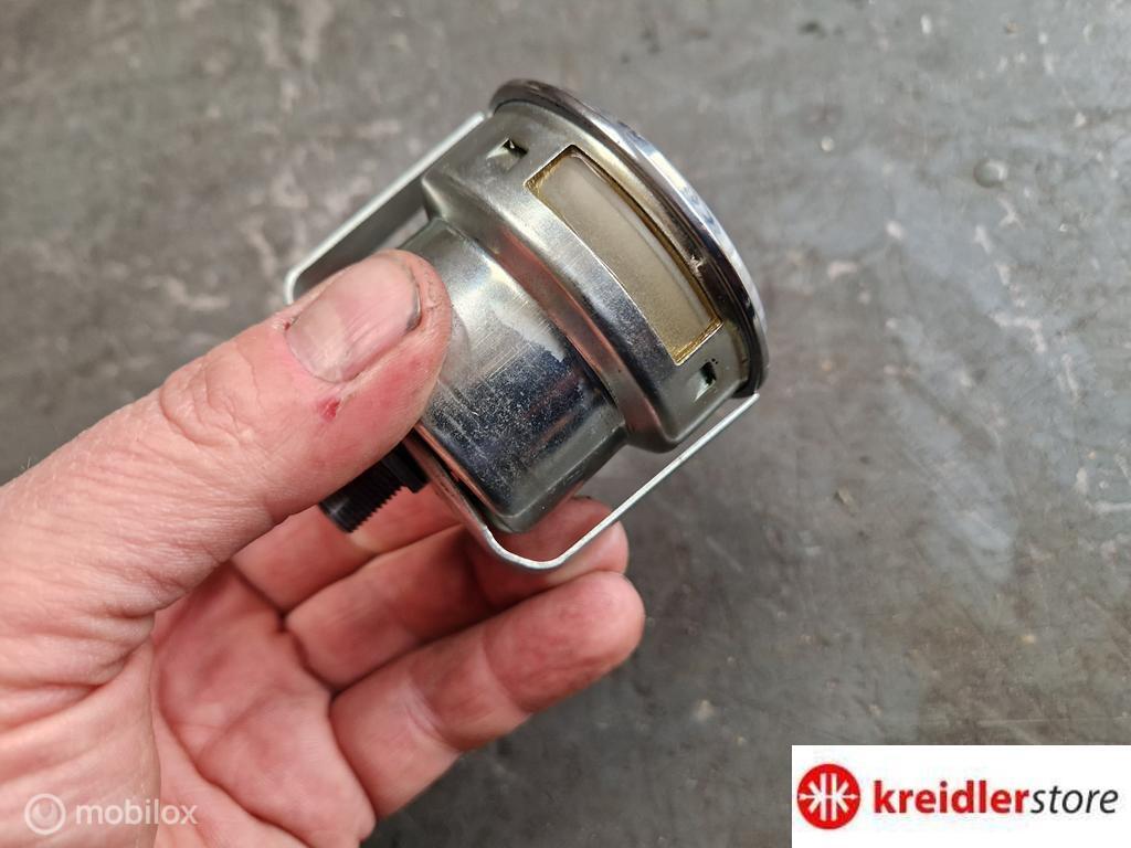 Kreidler VDO km teller voor druppelkoplamp zeer nette staat, Gebruikt, Kreidler, Ophalen of Verzenden, Kreidler