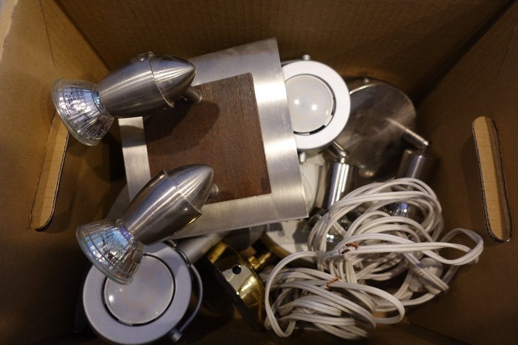 Doos met lampen, Ophalen, Gebruikt, Overige fittingen, Overige typen