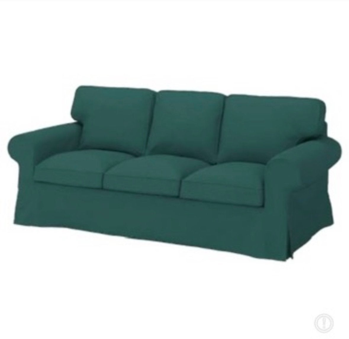 Ikea Green Ektorp 3 Seater Sofa, Ophalen, Zo goed als nieuw, 75 tot 100 cm, 150 tot 200 cm
