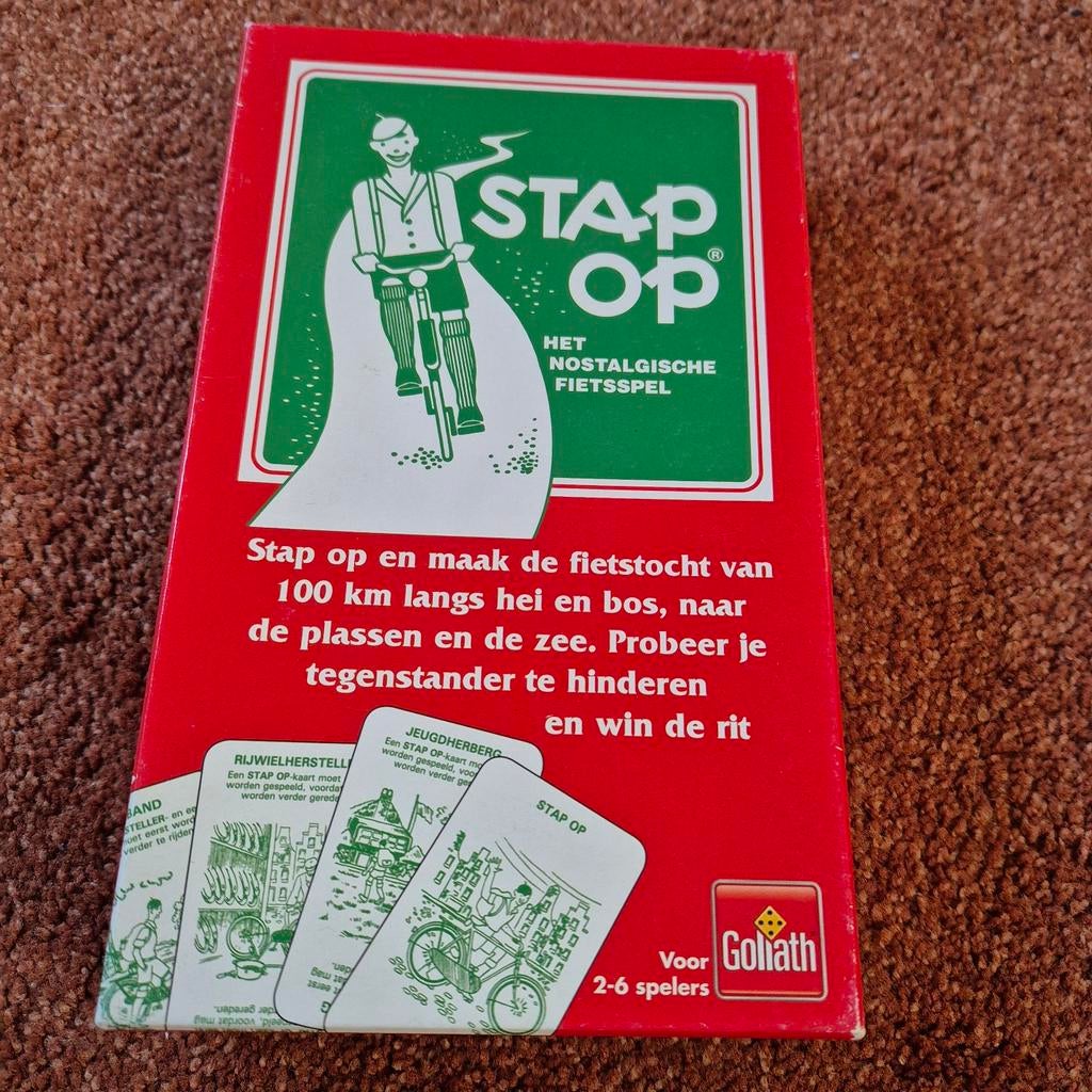 Stap Op - Het Nostalgische Fietsspel, Ophalen of Verzenden