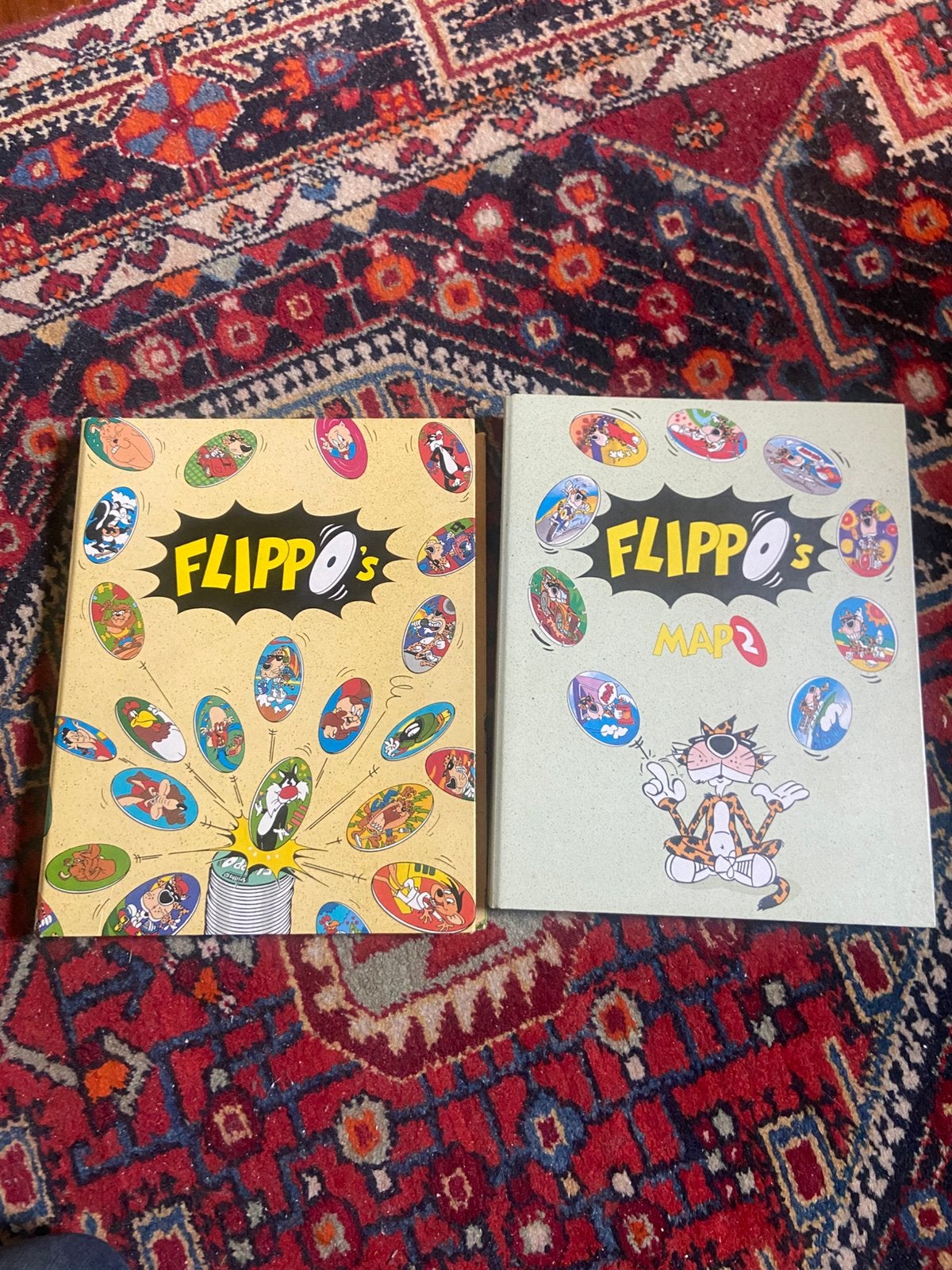 2 flippo mappen (1 en2) compleet en een album incompleet ., Ophalen of Verzenden, Chester Cheetos, Verzameling