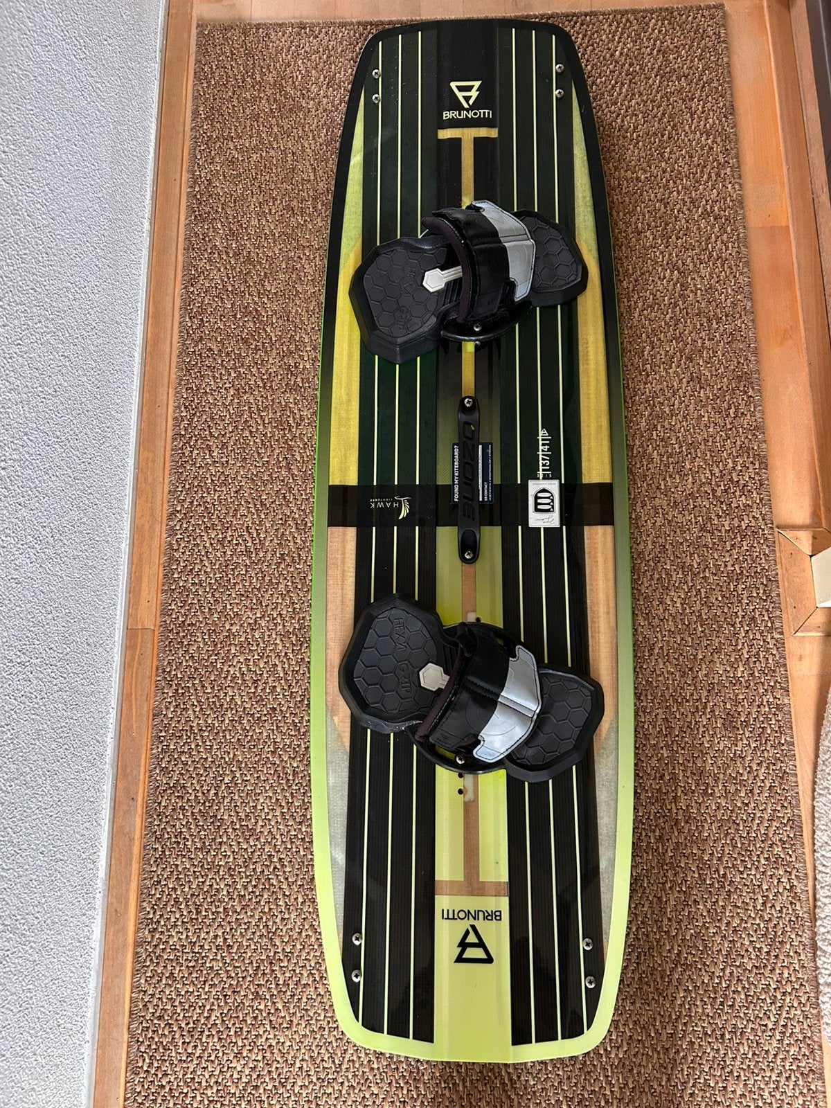 Kitebiard brunotti, Ophalen, Twintip, Kiteboard, Zo goed als nieuw