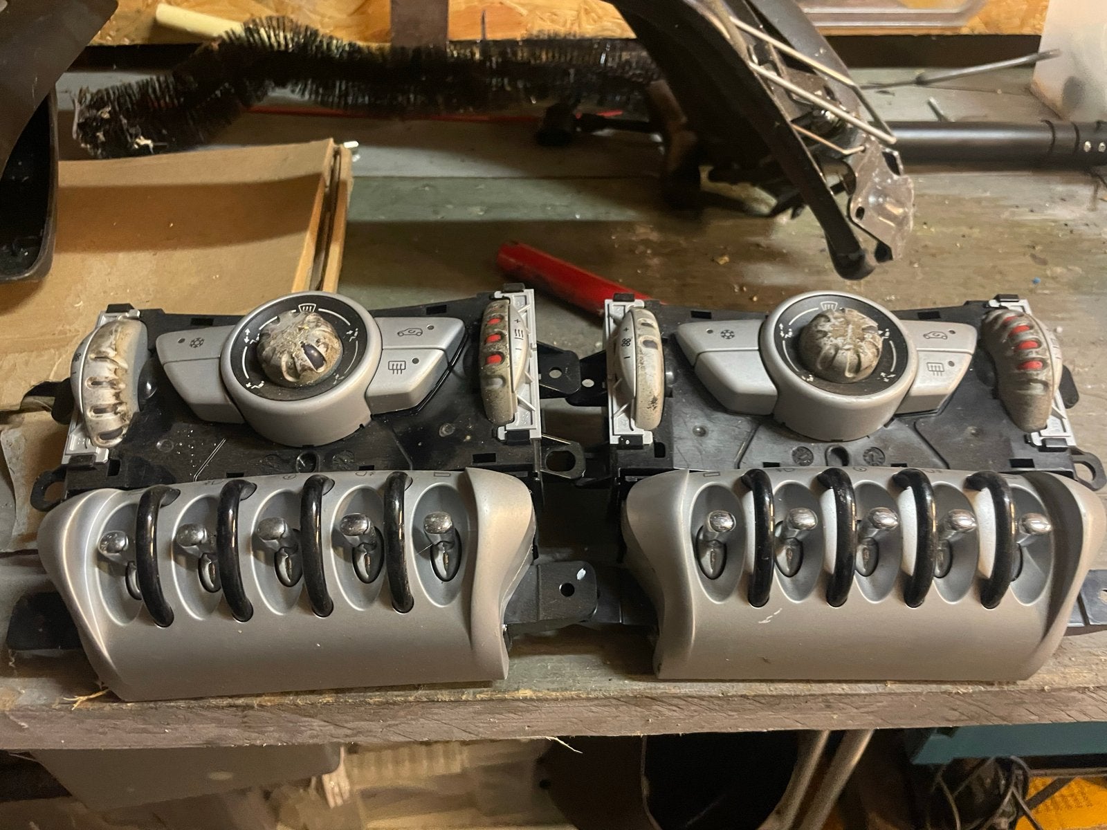 Mini Cooper R50 R52 R53 Airco Verwarming Bedieningspaneel, Ophalen, Gebruikt, Mini