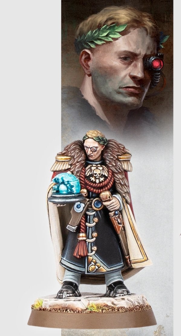Commodore silva on sprue 40k, Hobby en Vrije tijd, Ophalen of Verzenden, Zo goed als nieuw, Warhammer 40000, Figuurtje(s)