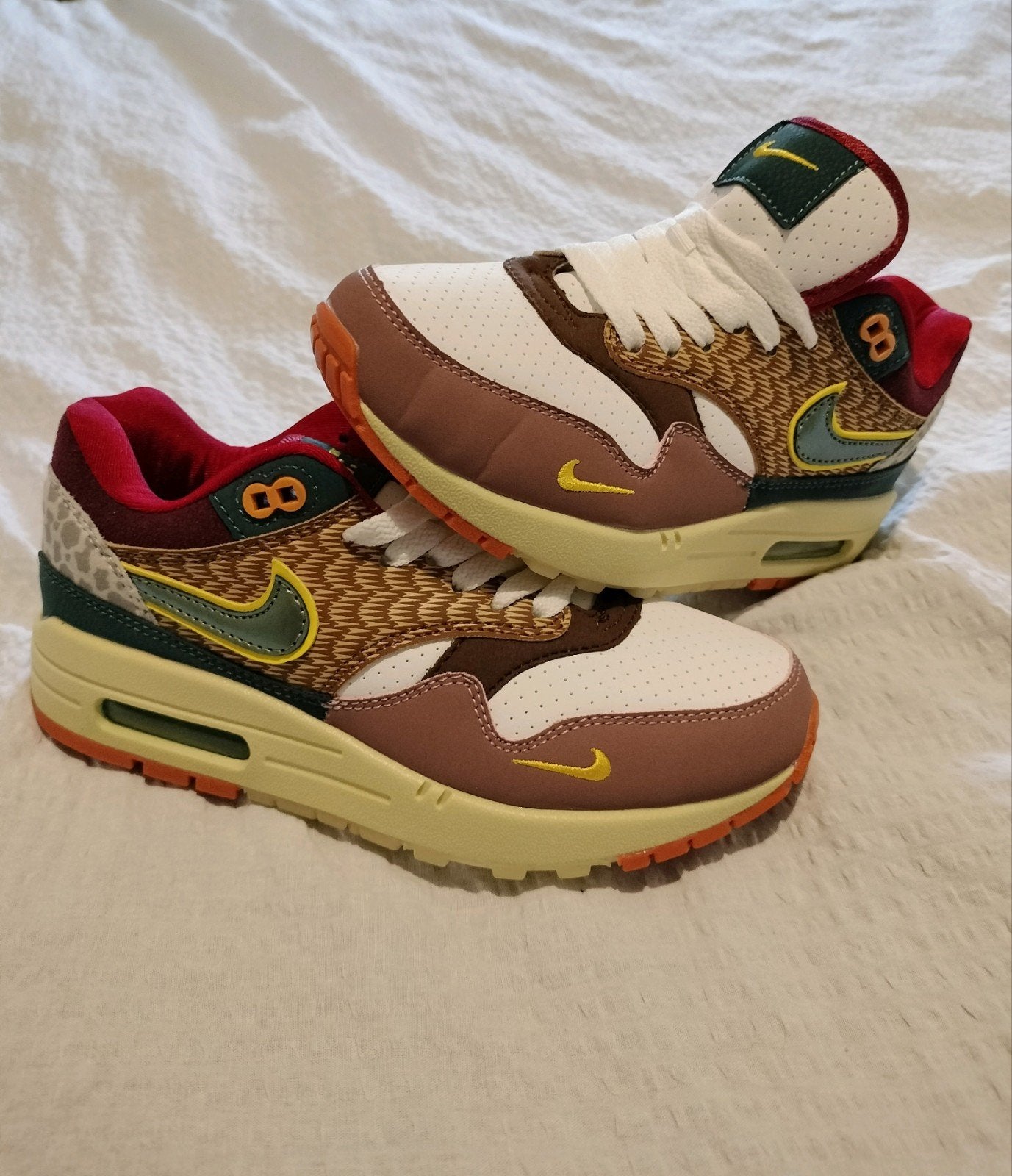 Nike Air Max 1 '87 Safari Summit White (W) - Maat 36, Overige kleuren, Verzenden, Nike, Nieuw