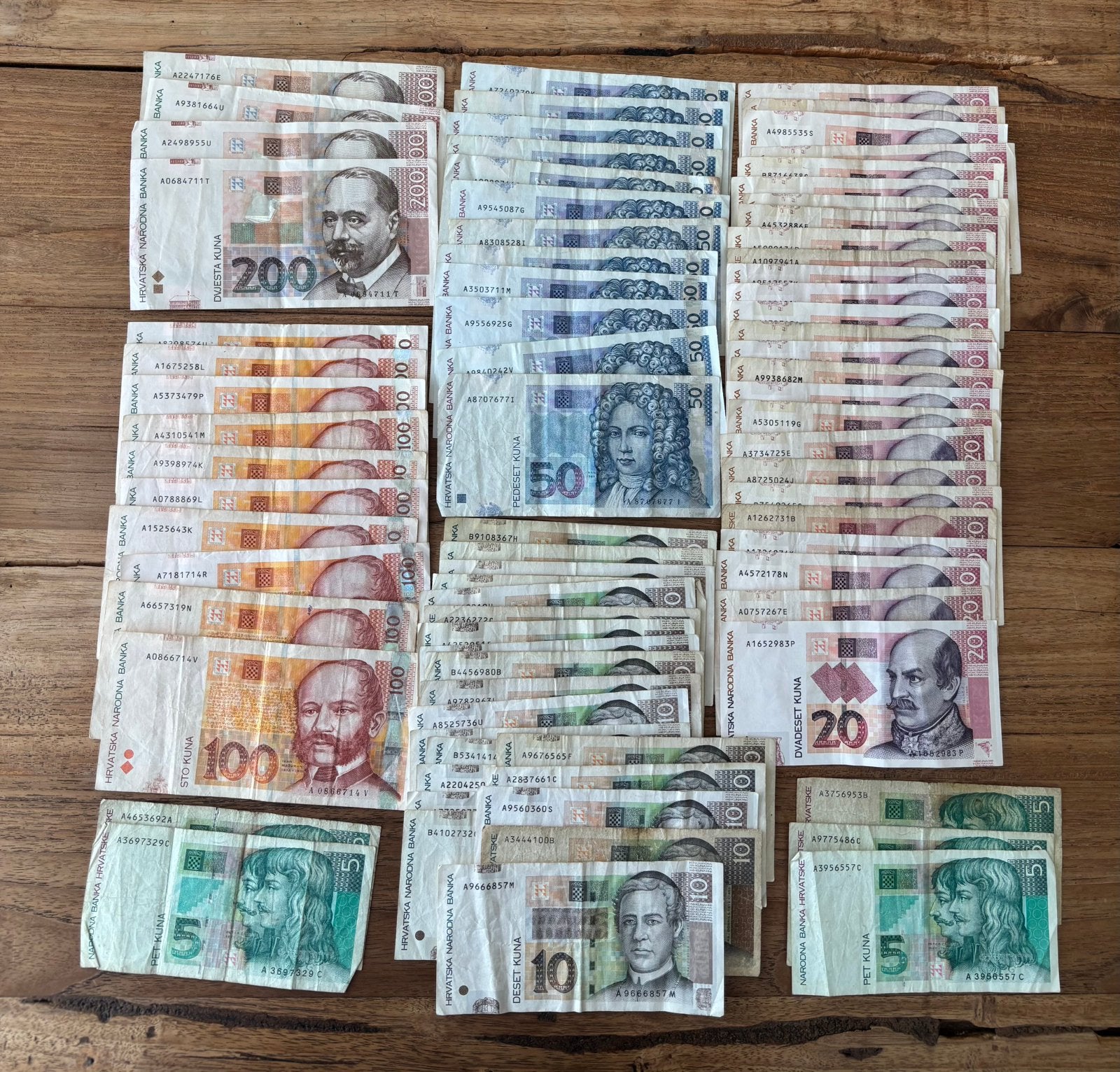 Bankbiljetten Kroatië kuna, Ophalen of Verzenden, Buitenland, Munten