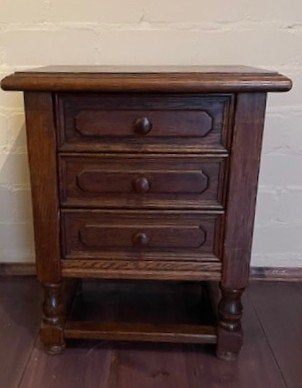 Ladekastje eikenhout, Ophalen, Gebruikt, Eikenhout, 50 tot 100 cm