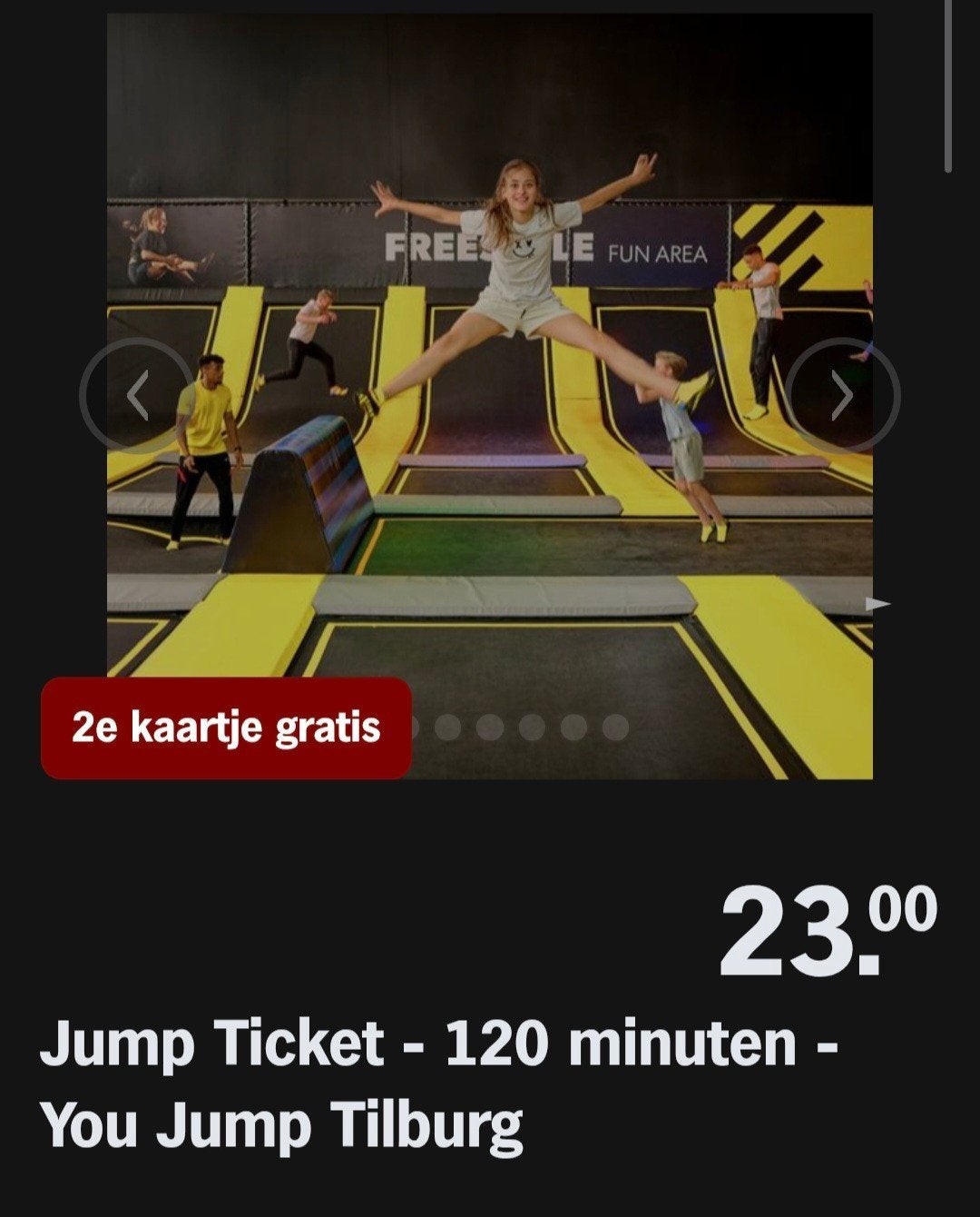 YOU JUMP TILBURG ♡ 2e kaartje gratis (AH SPAARKAARTEN), Overige soorten
