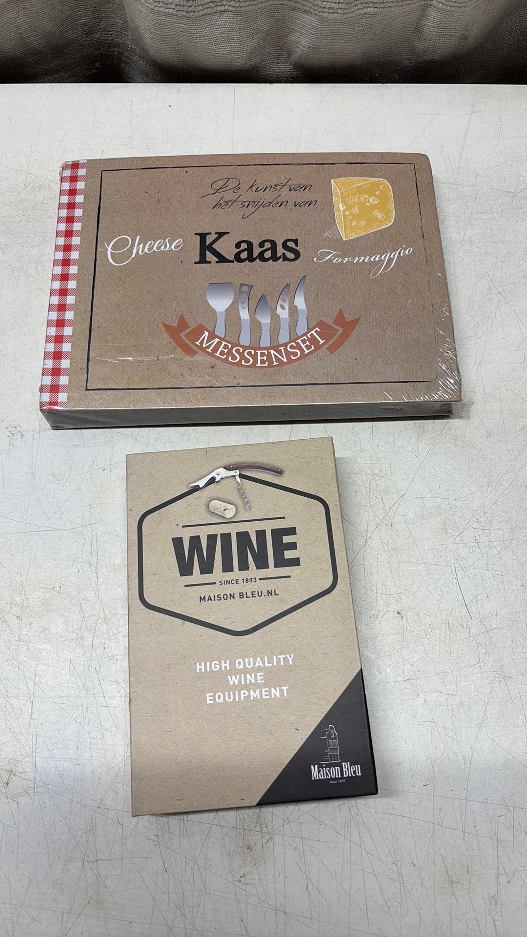 Kaasmessen set en wijnopener set, Ophalen of Verzenden, Nieuw