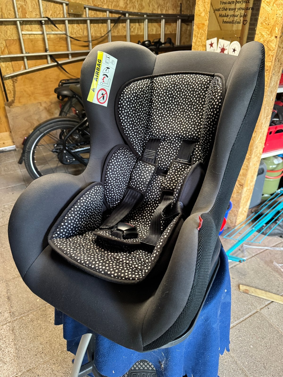 Hema autostoeltje 0-18 kg, Autogordel, 9 t/m 18 kg, Zo goed als nieuw, Ophalen