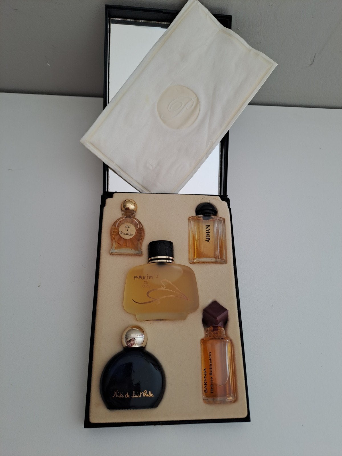 Vintage Parfum Miniatuur Set - Parfums Prestige Paris, Ophalen of Verzenden, Zo goed als nieuw