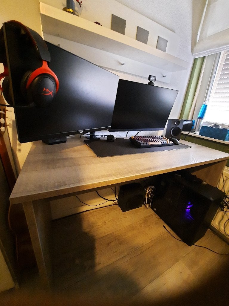 Bureau, Huis en Inrichting, Ophalen, Gebruikt, Hout, Bruin