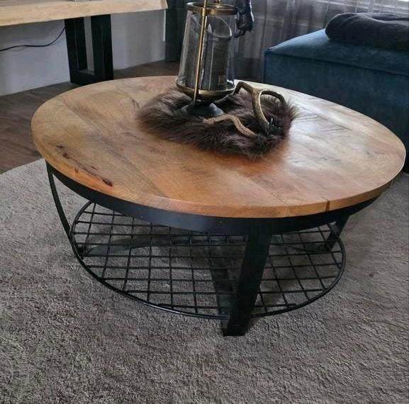 Salontafel, Huis en Inrichting, Ophalen, 50 tot 100 cm, Rond, 50 tot 100 cm