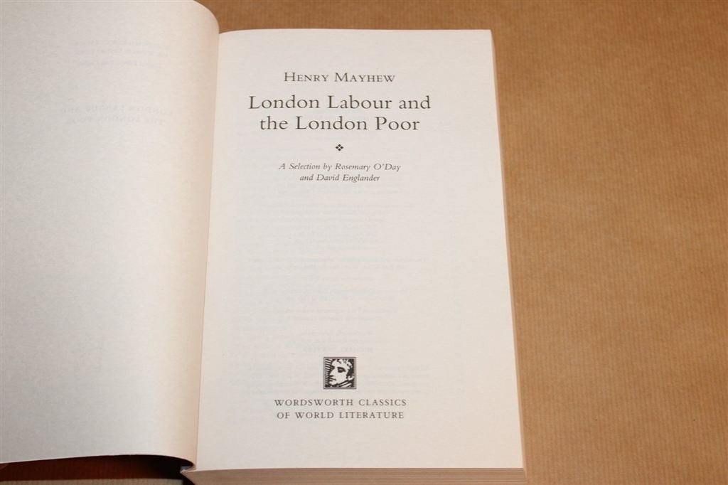 London Labour and the London Poor — Mayhew, Wordsworth, Ophalen of Verzenden, Zo goed als nieuw, Europa