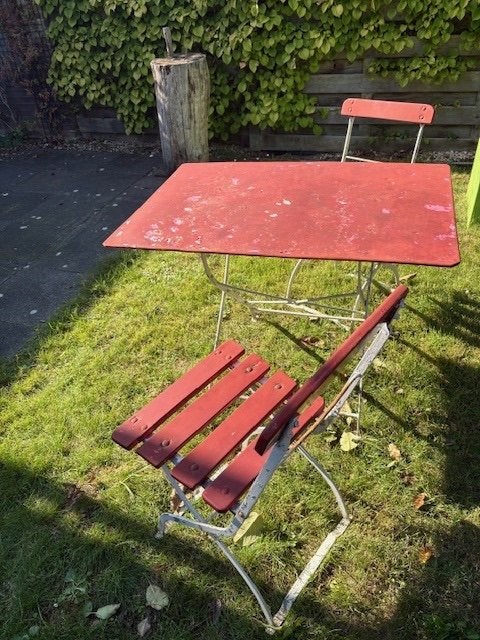 Foto 7 van Antiek tuinstel
