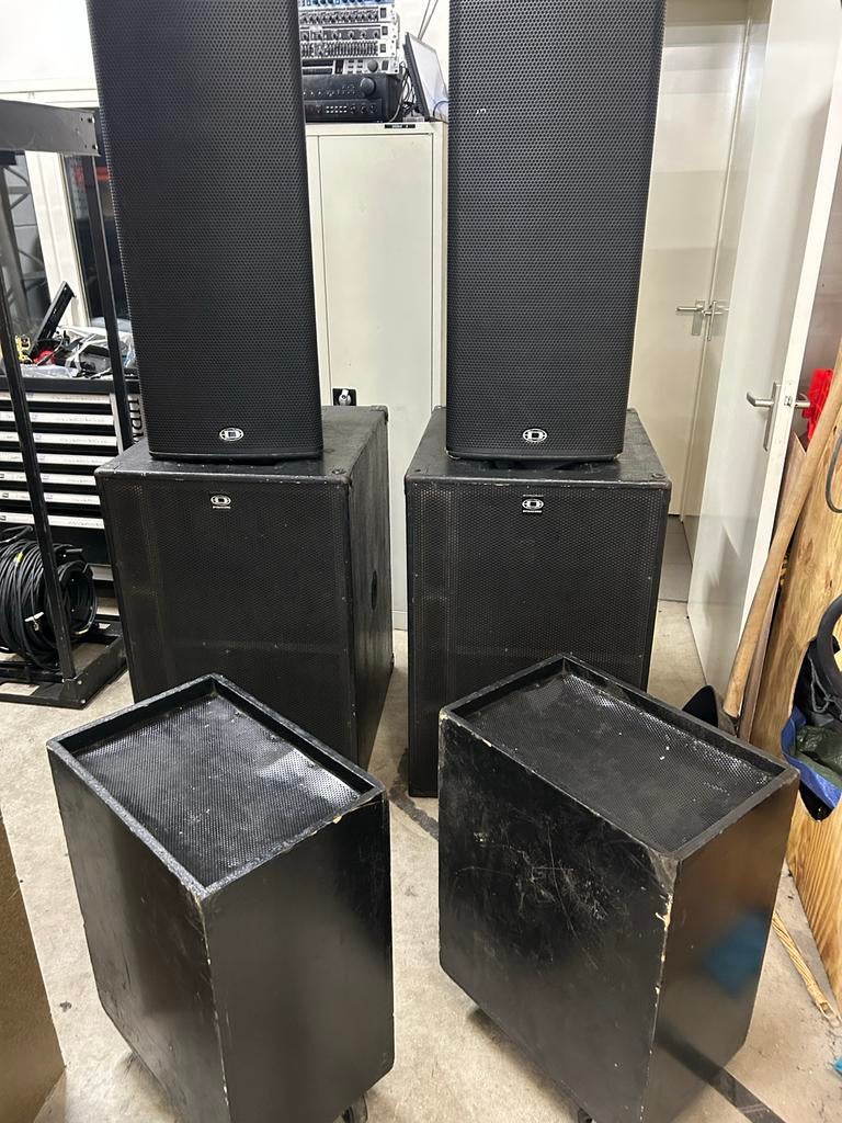 Dynacord geluidset, Audio, Tv en Foto, Luidsprekers, Gebruikt, Overige typen, 120 watt of meer, Ophalen