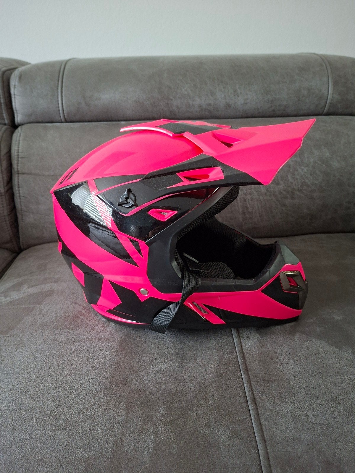Roze Offroadhelm - Maat M - Nieuw, Motoren, Kleding | Motorhelmen, M, Offroadhelm, Dames, Nieuw zonder kaartje