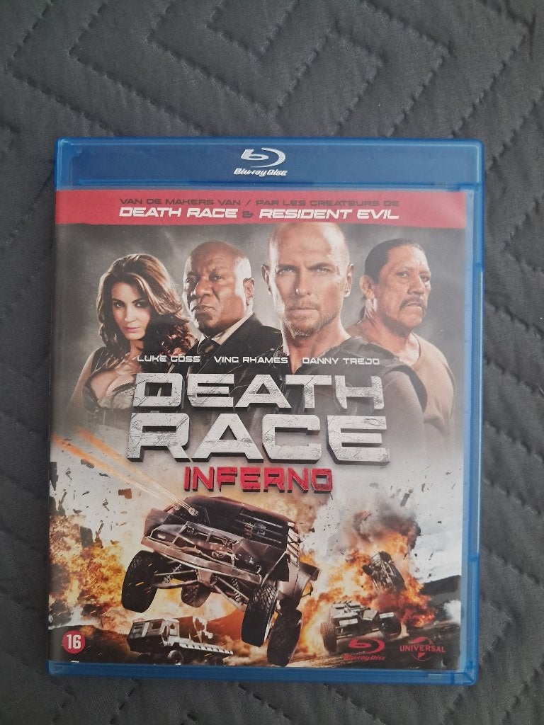 154, Blu Ray Collectie : Death Race Inferno, Cd's en Dvd's, Blu-ray, Ophalen, Zo goed als nieuw, Actie
