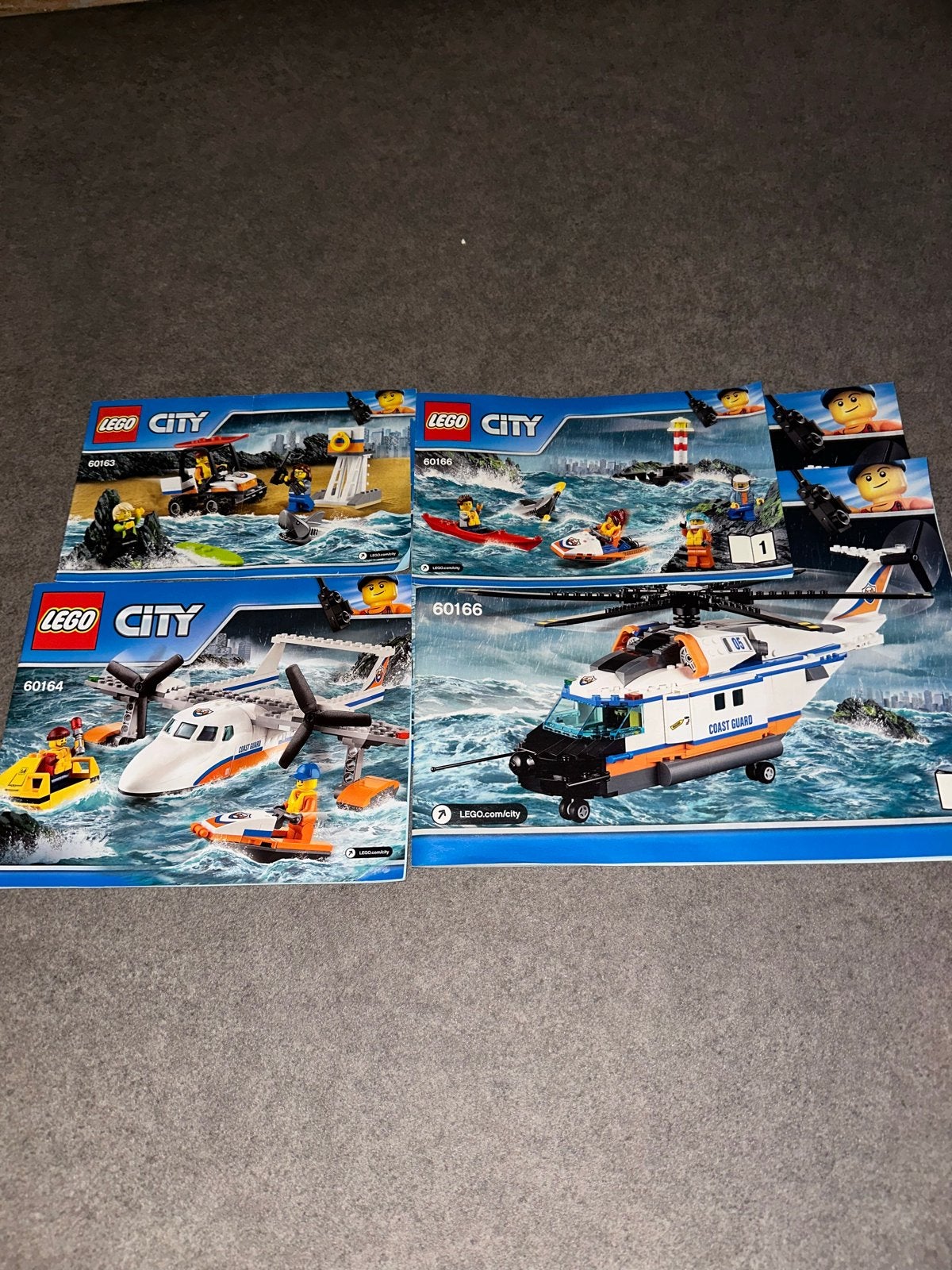 Lego City Coast Guard set 60163, 60164, 60165, 60166, Ophalen, Lego, Compleet, Complete set