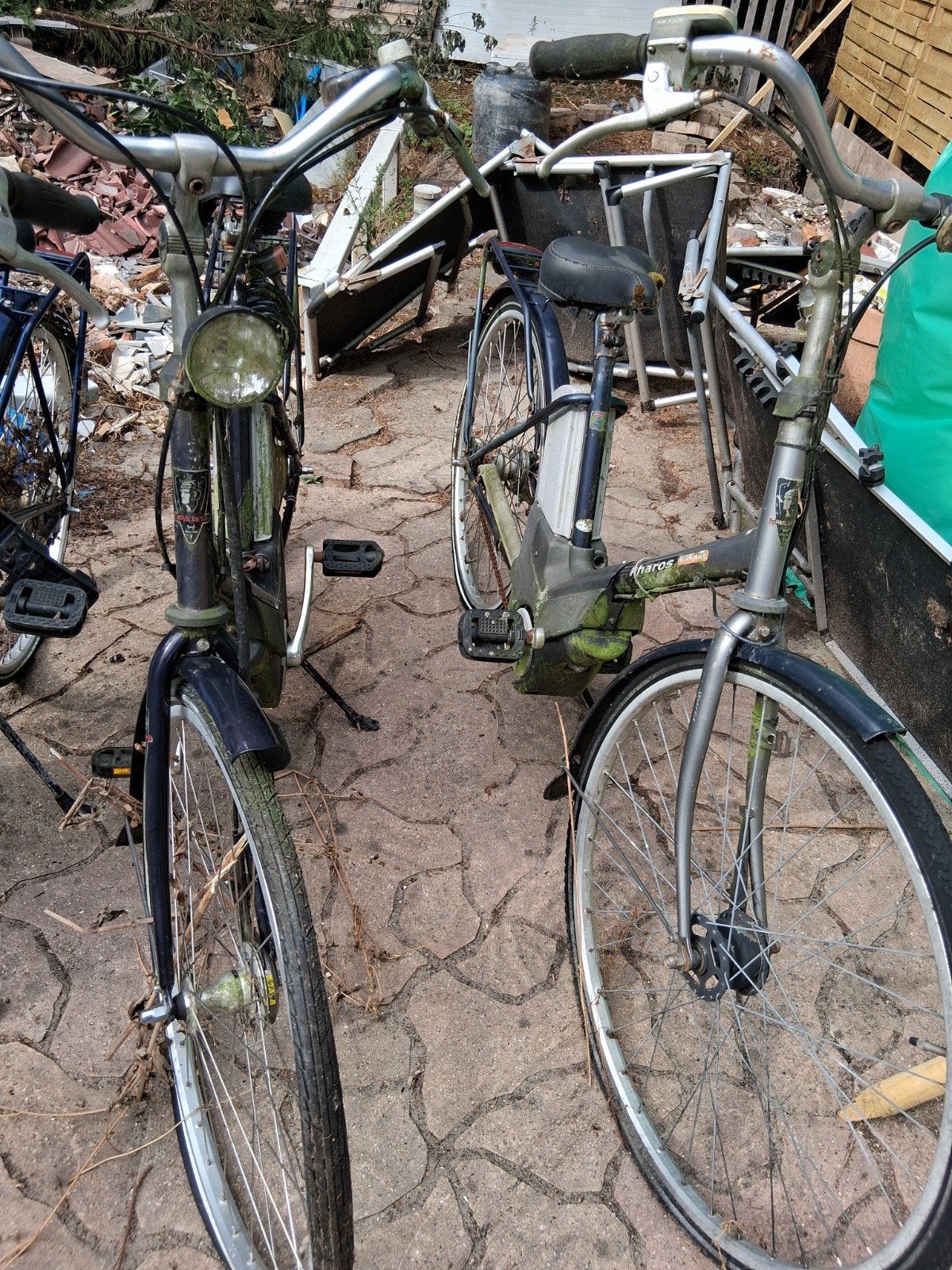 3 opknap fietsen en 2 scooters op accu  gratis afhalen en sc, Ophalen of Verzenden