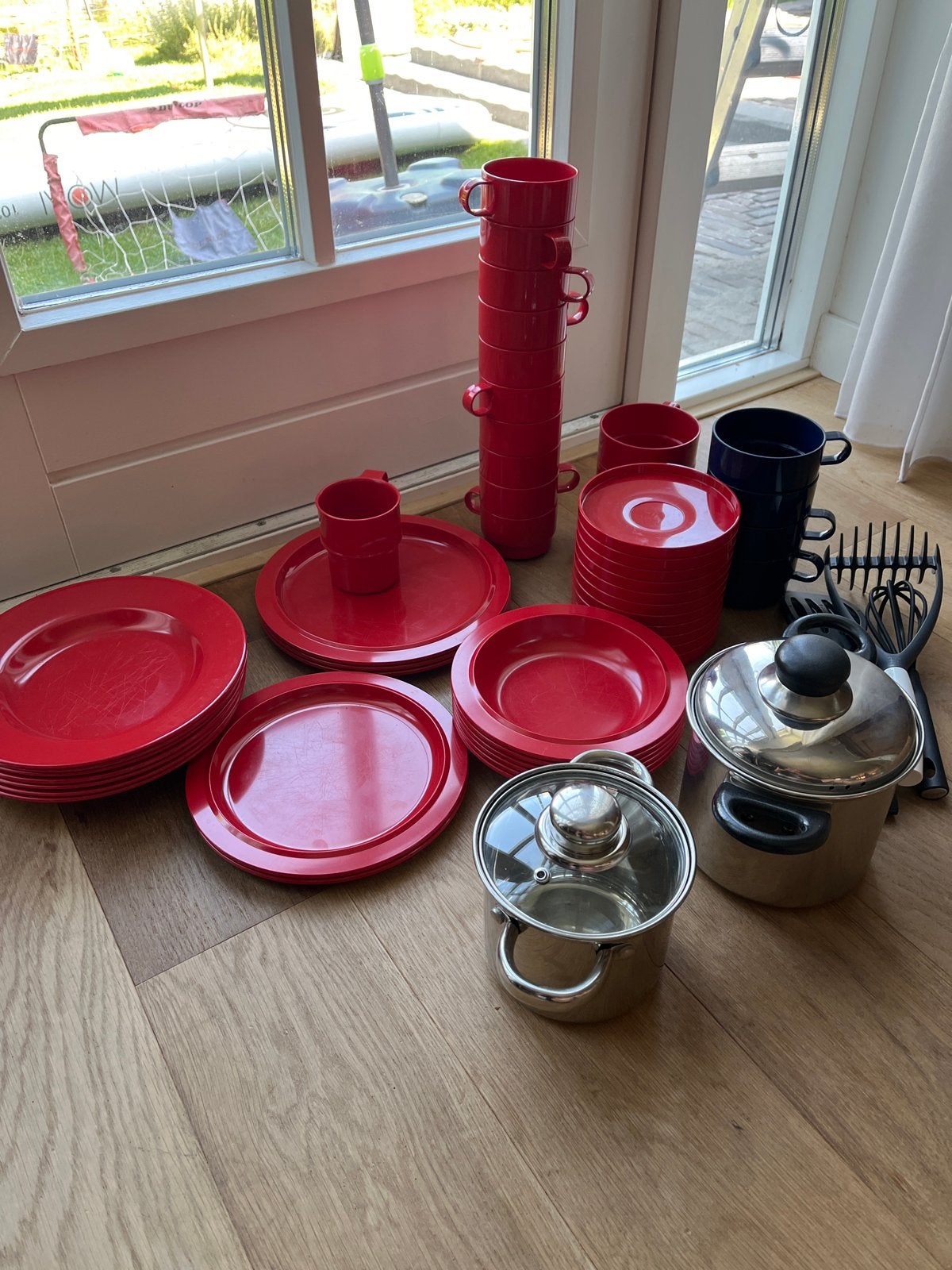 Mepal servies, Ophalen, Kunststof, Gebruikt, Modern
