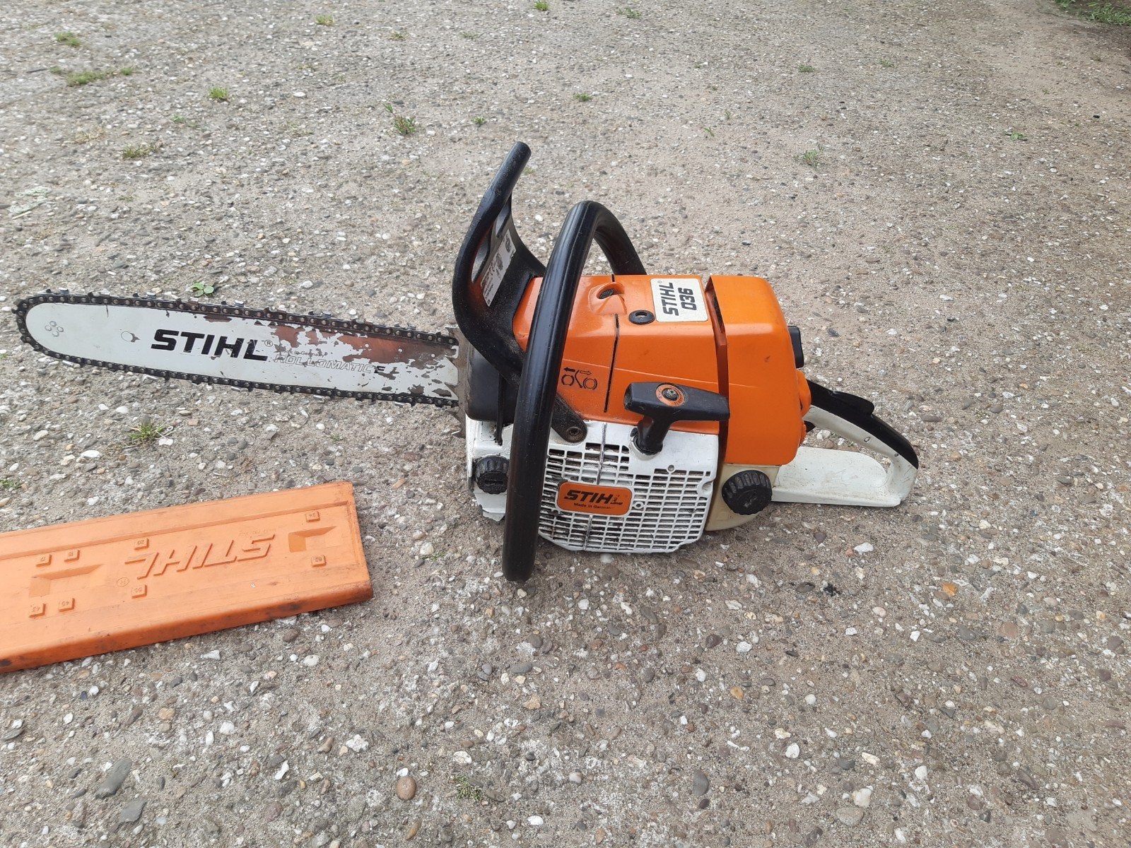 Tk prof Stihl 036 kettingzaag motorzaag, Tuin en Terras, Ophalen, Gebruikt