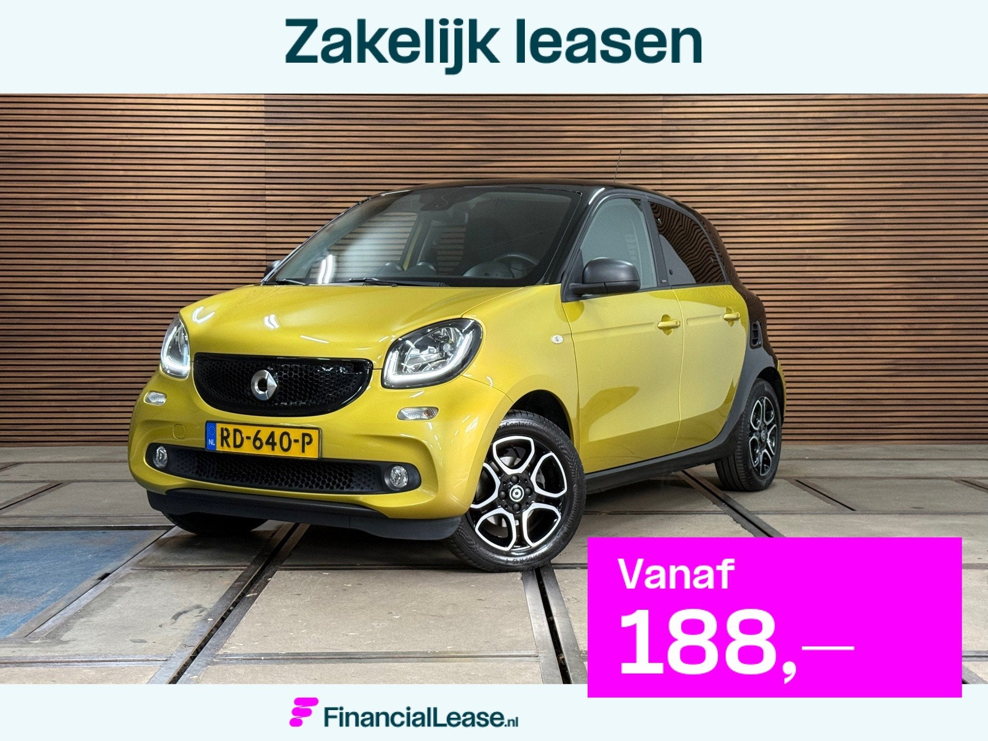 Smart Forfour 1.0 Passion | Automaat | Carplay | Cruise Cont, Gebruikt, 4 stoelen, 905 kg, 3 cilinders