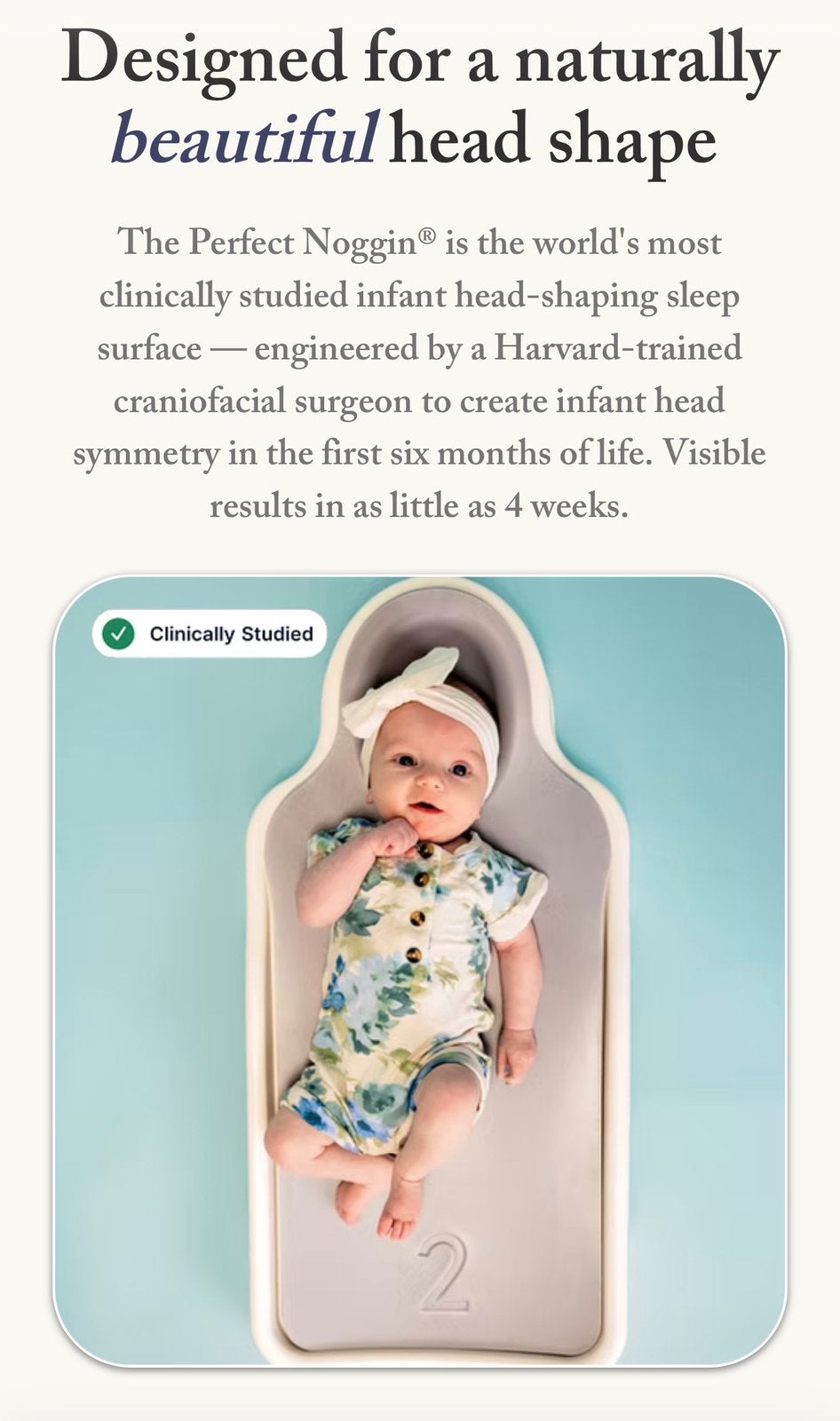 Babymatrasje Perfect noggin, Ophalen of Verzenden, Zo goed als nieuw, Ledikant