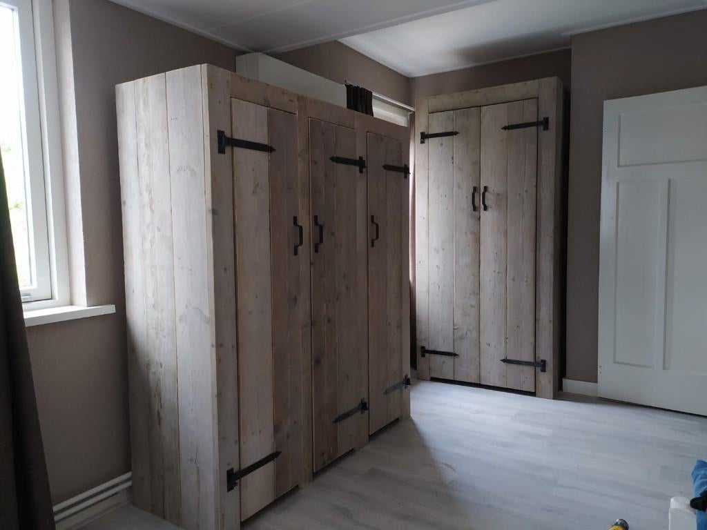 Kasten van steigerhout, Huis en Inrichting, Kasten | Kledingkasten, Nieuw, 150 tot 200 cm, 50 tot 100 cm, 25 tot 50 cm, Verzenden
