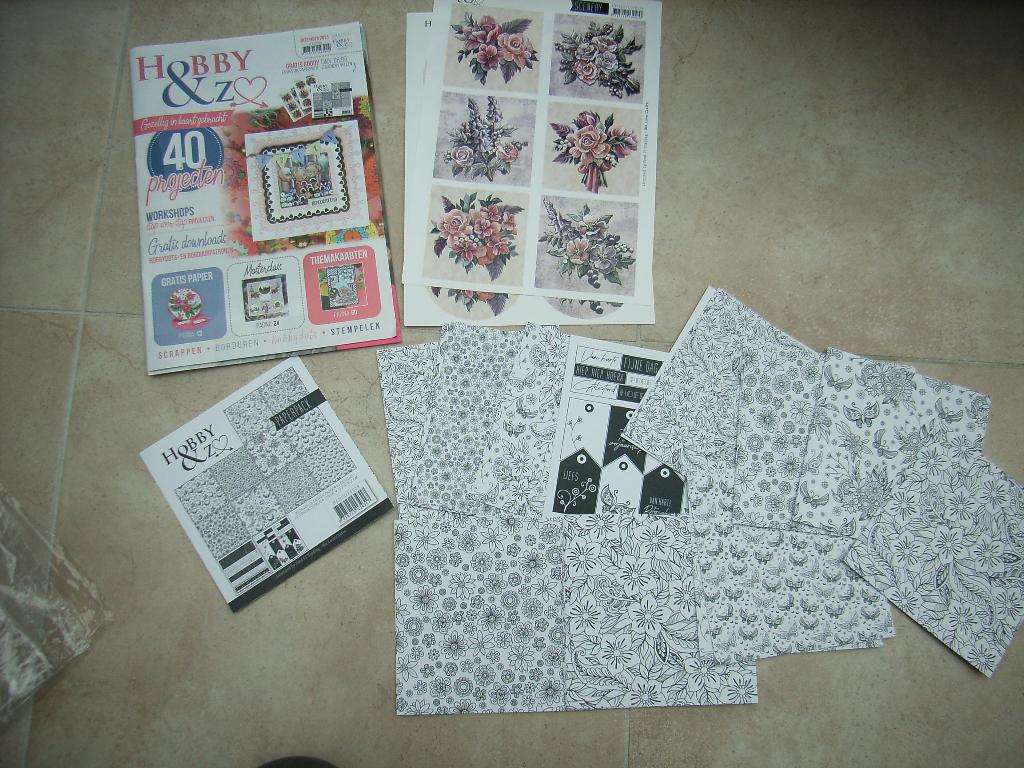 NIEUW: Hobby & zo, kaartenmagazine + paperback+2 knipvellen, Ophalen of Verzenden, Nieuw, Kerst, Overige typen