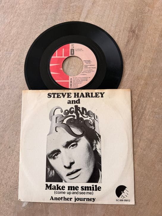 Steve Harley & Cockney Rebel - Make Me Smile (Come Up and Se, Gebruikt, 7 inch, Ophalen of Verzenden, Pop