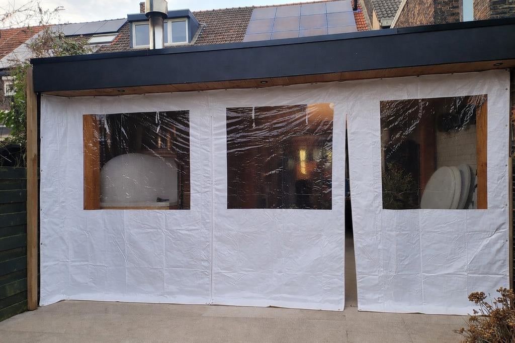 Verandazeil overkapping 600x245cm - Nieuwstaat, Ophalen, Overige typen, 6 meter of meer, Nieuw