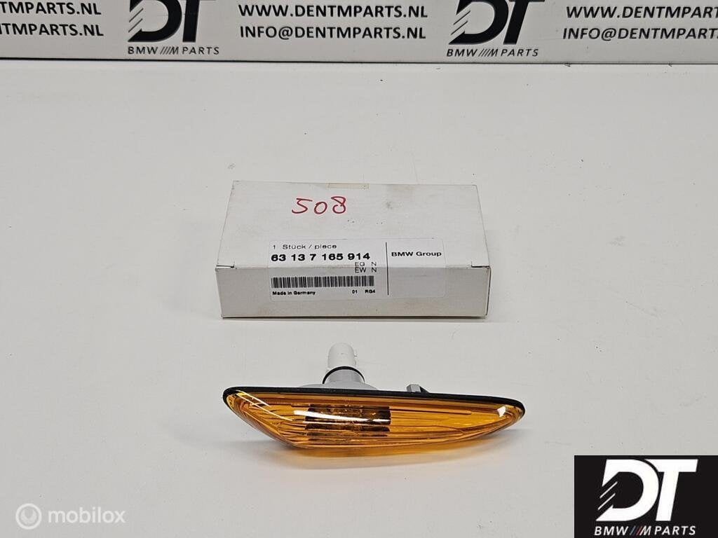 Richtingaanwijzer spatbord rechts BMW E46 63137165914, Auto-onderdelen, Nieuw, Ophalen of Verzenden